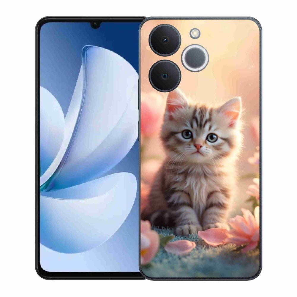 Gél borítás mmCase a Realme Note 70T-hez - aranyos cica 8