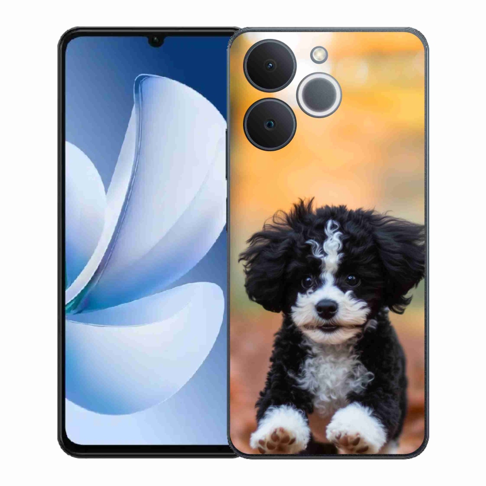 Gél borítás mmCase a Realme Note 70T-hez - aranyos kiskutya 2