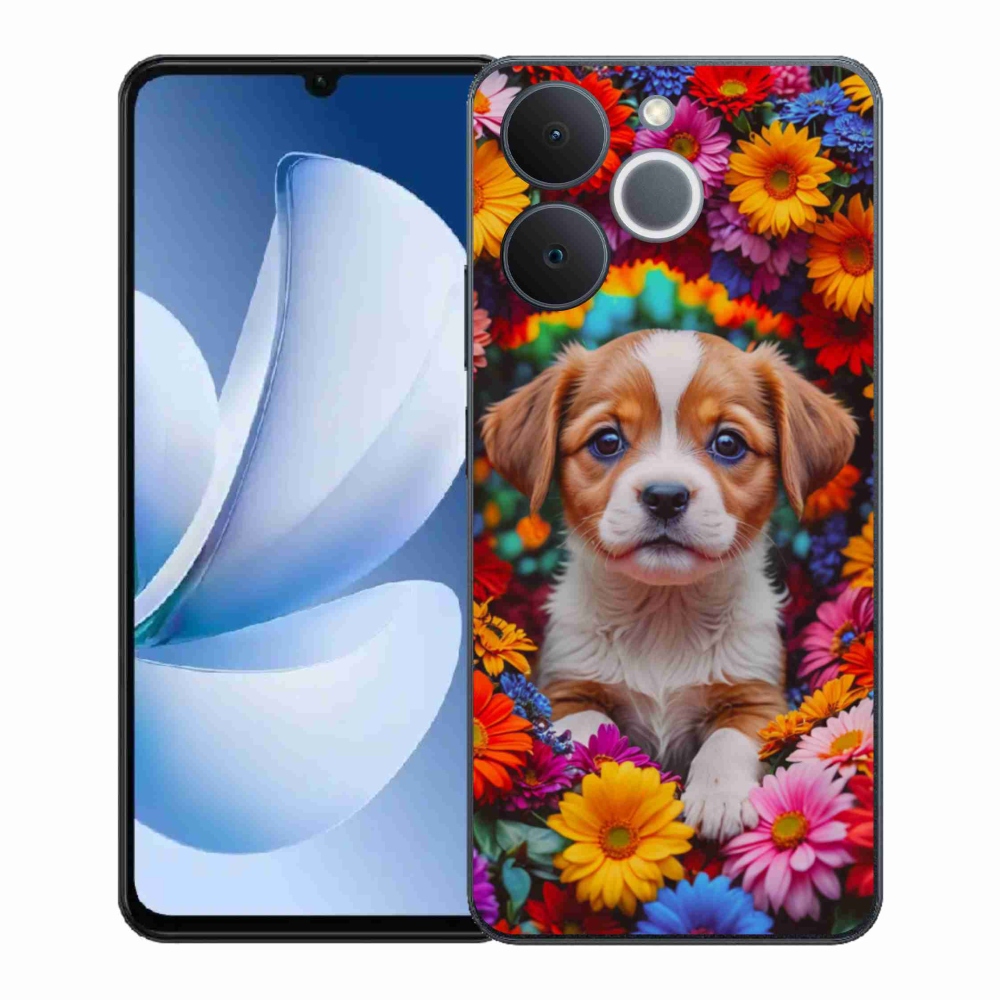 Gél borítás mmCase a Realme Note 70T számára - aranyos kiskutya