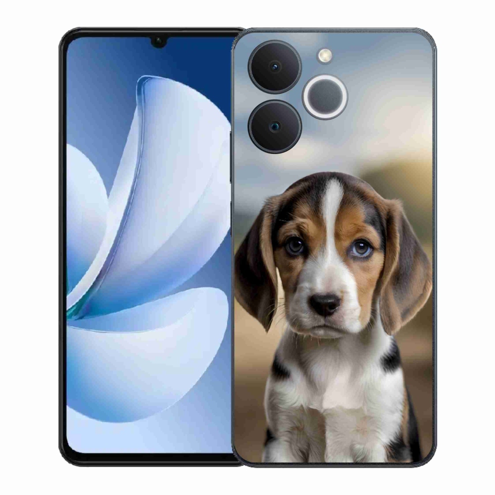 Gél borítás mmCase a Realme Note 70T-hez - aranyos beagle