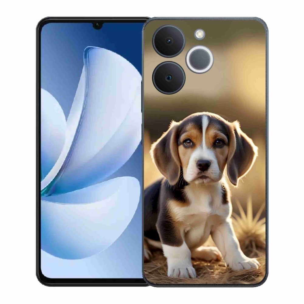 Gél borítás mmCase a Realme Note 70T-hez - aranyos beagle