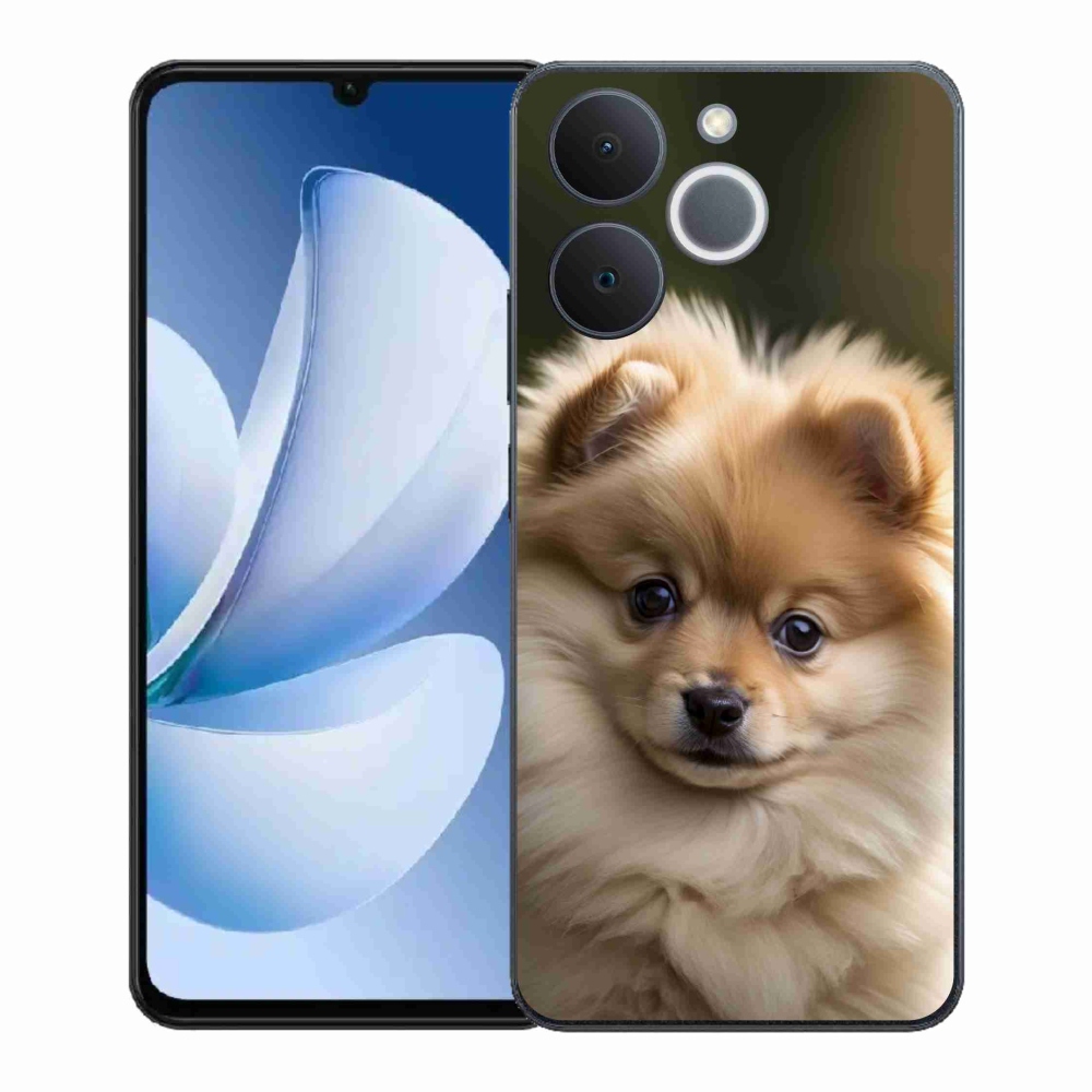 Gél borítás mmCase a Realme Note 70T-hez - aranyos pomerániai 2