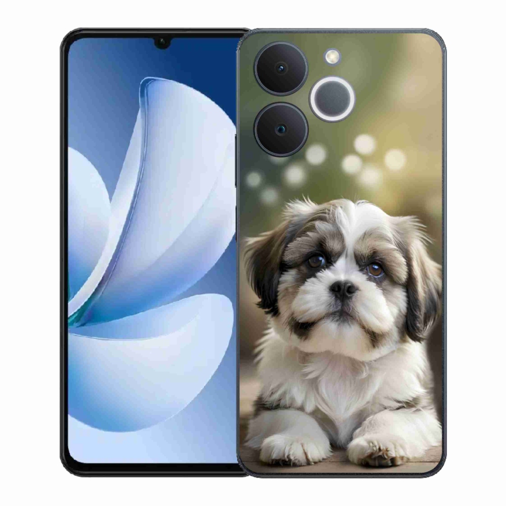 Gél borítás mmCase a Realme Note 70T-hez - aranyos shih-tzu