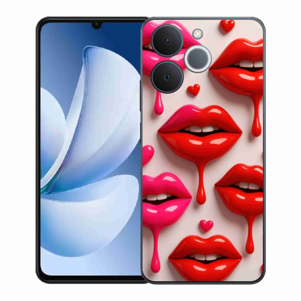 Zselés borítás mmCase a Realme Note 70T-hez - ajkak 2