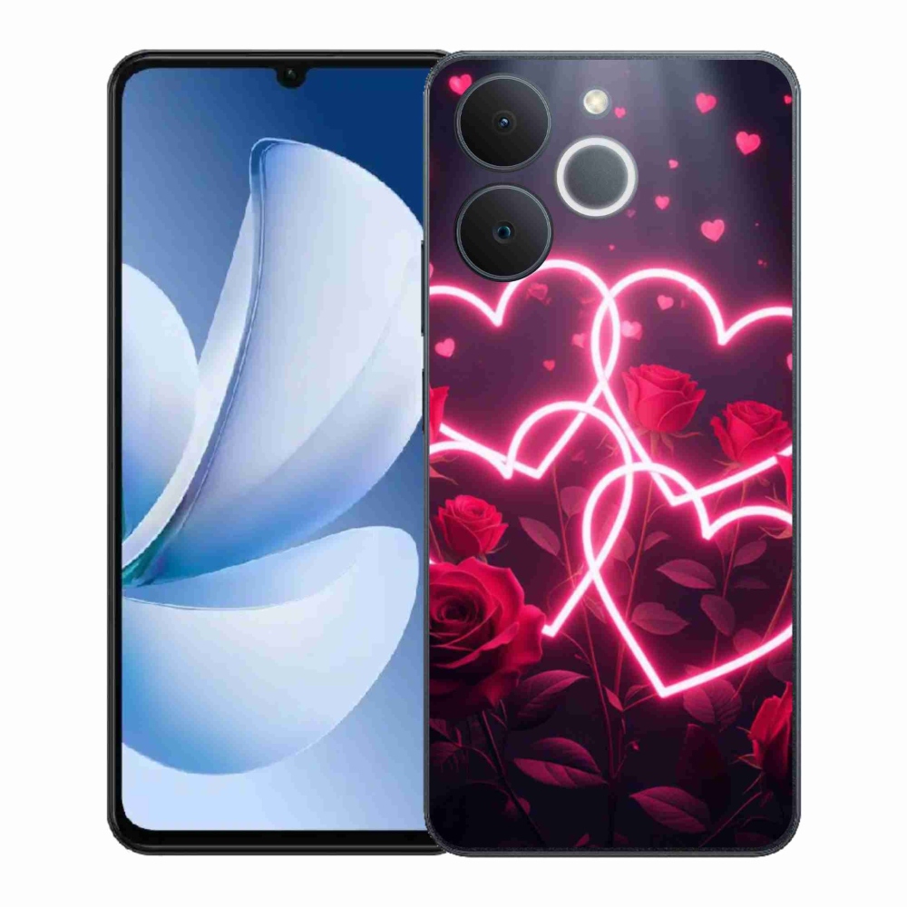 Gél borítás mmCase a Realme Note 70T-hez - a szerelem szíve