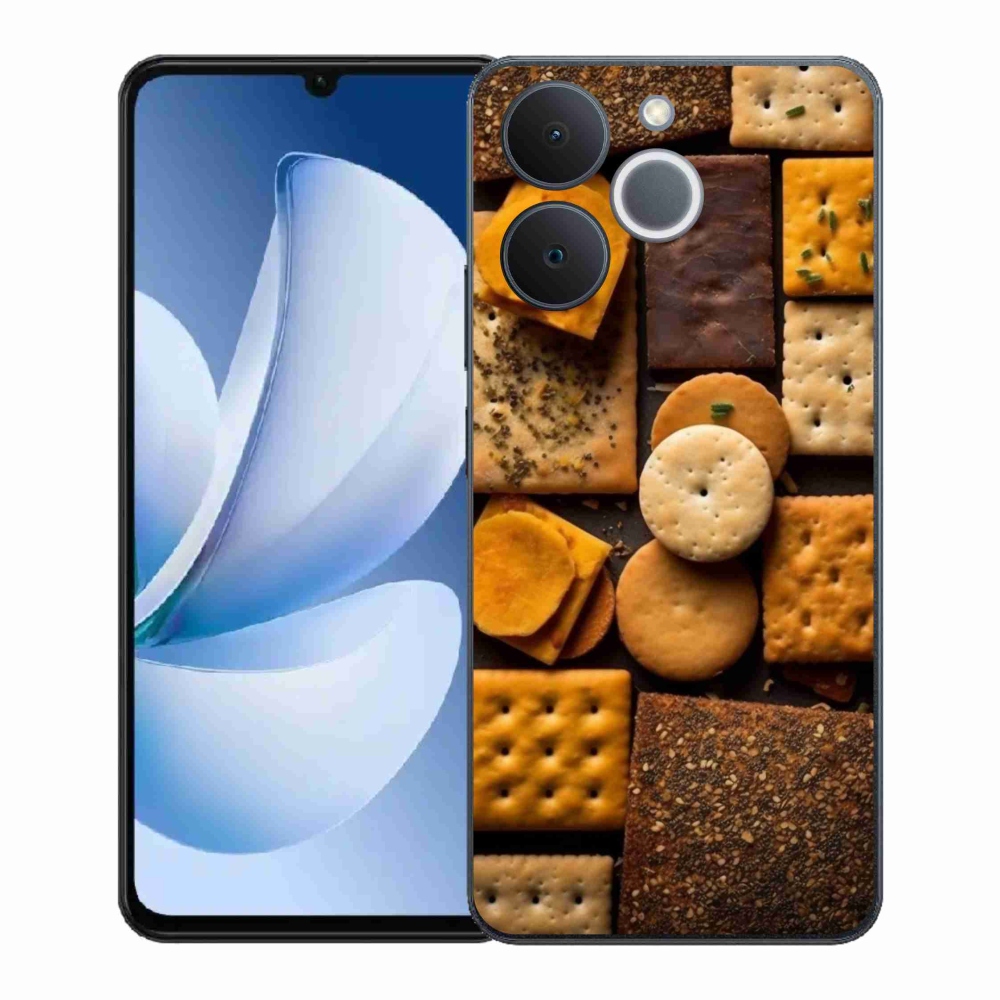 Zselés borítás mmCase a Realme Note 70T készülékhez - kekszek