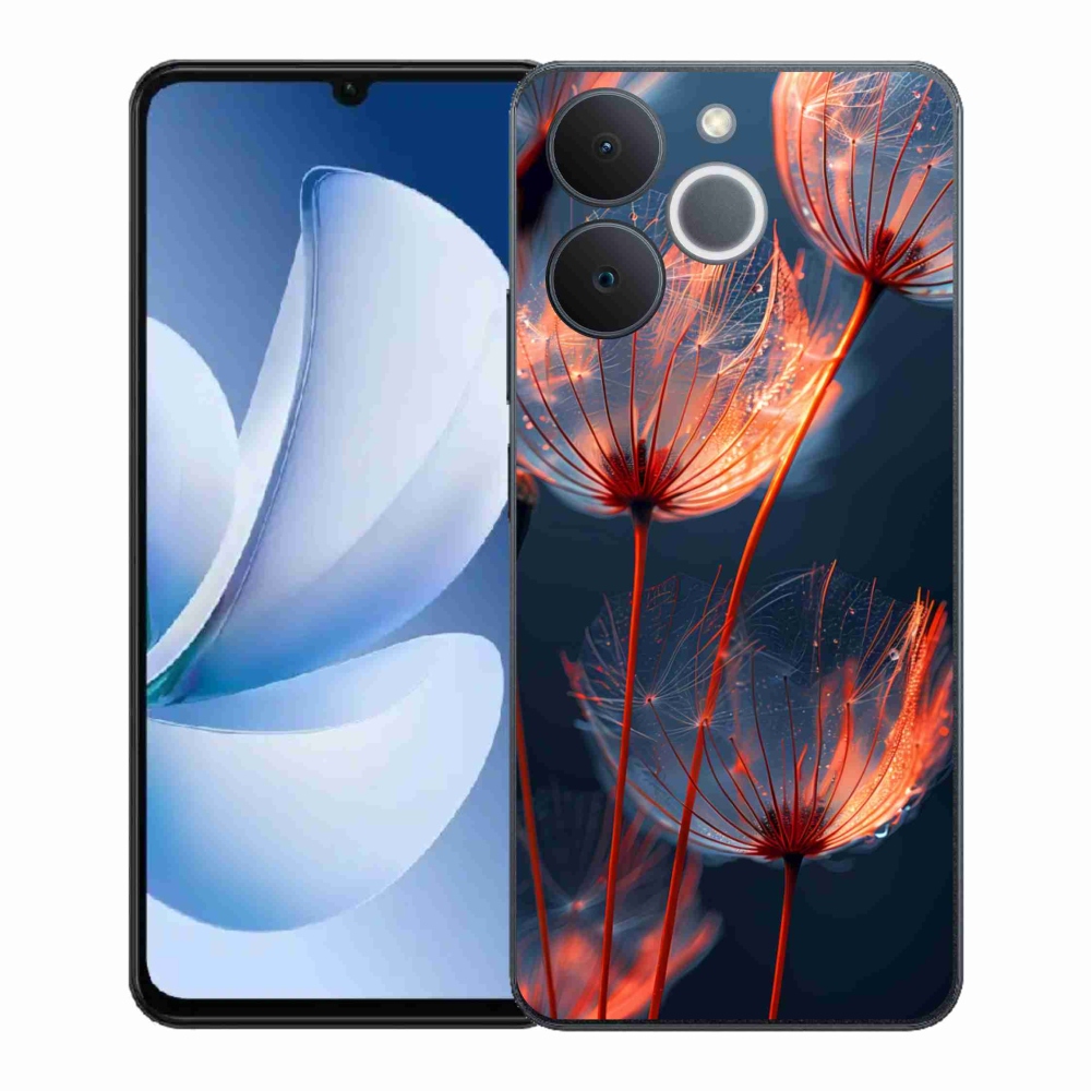 Gél borító mmCase a Realme Note 70T-hez - világító pehely