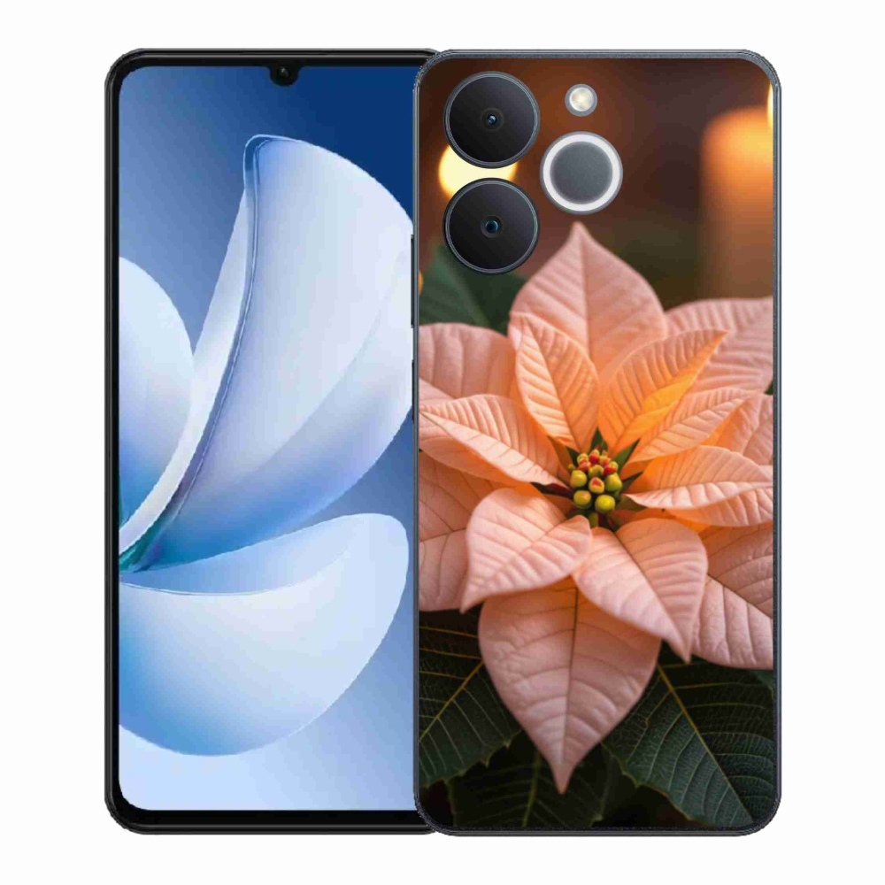 Zselés borító mmCase a Realme Note 70T készülékhez - mikulásvirág