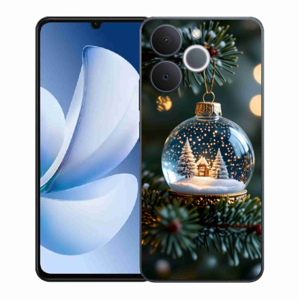 Gél borítás mmCase a Realme Note 70T-hez - Karácsonyi gömbök 2