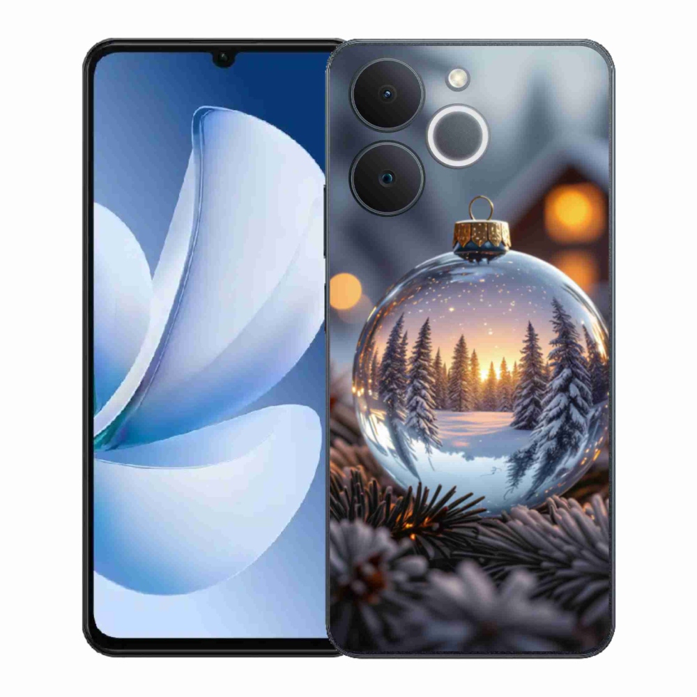 Gél borítás mmCase a Realme Note 70T számára - karácsonyi dekoráció