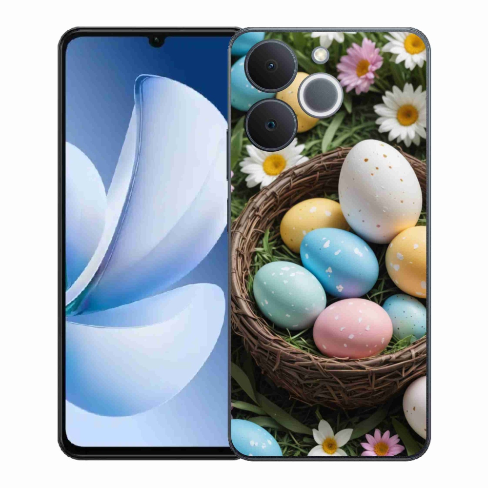 Zselés borítás mmCase a Realme Note 70T-hez - Húsvéti tojások 2
