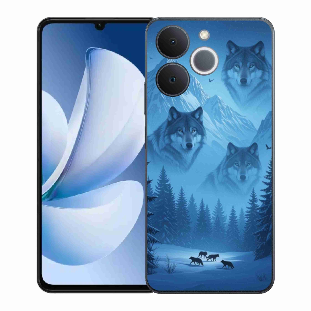 Gél borítás mmCase a Realme Note 70T-hez - farkas csomag