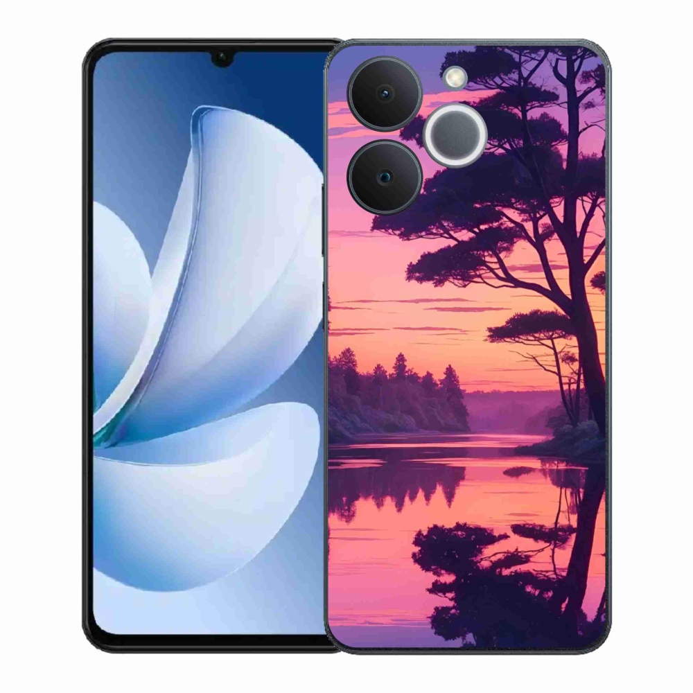 Gél borítás mmCase a Realme Note 70T-hez - naplemente a tó felett