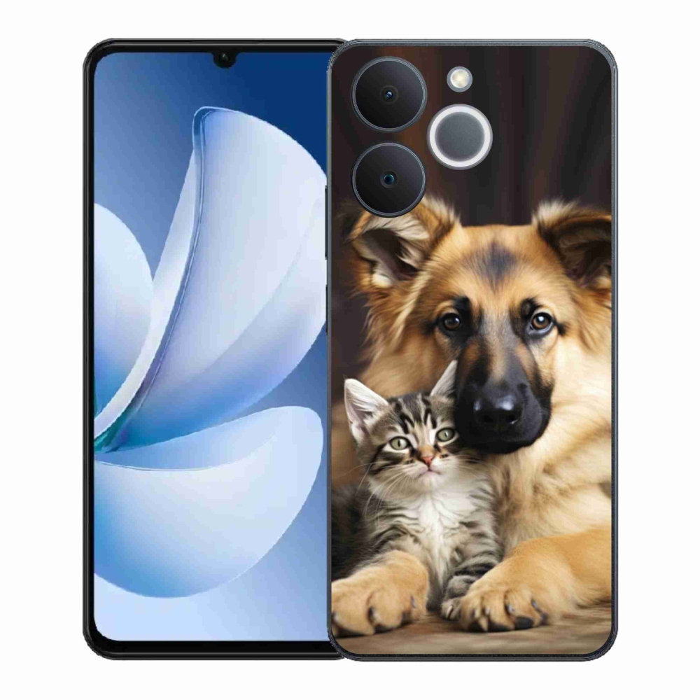 Zselés borítás mmCase a Realme Note 70T-hez - állatbarátság