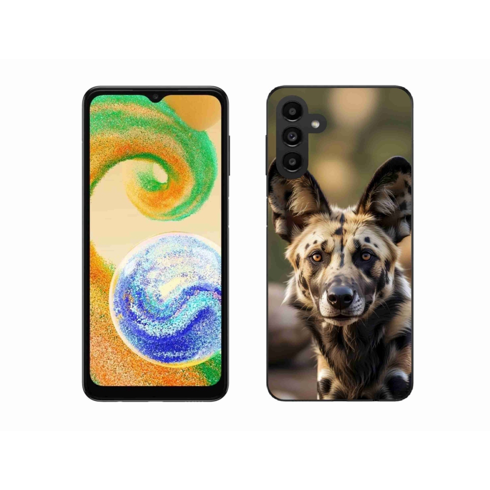 Zselés borítás mmCase Samsung Galaxy A04s (164,7x76,7x9,1 mm) - Afrikai vadkutya