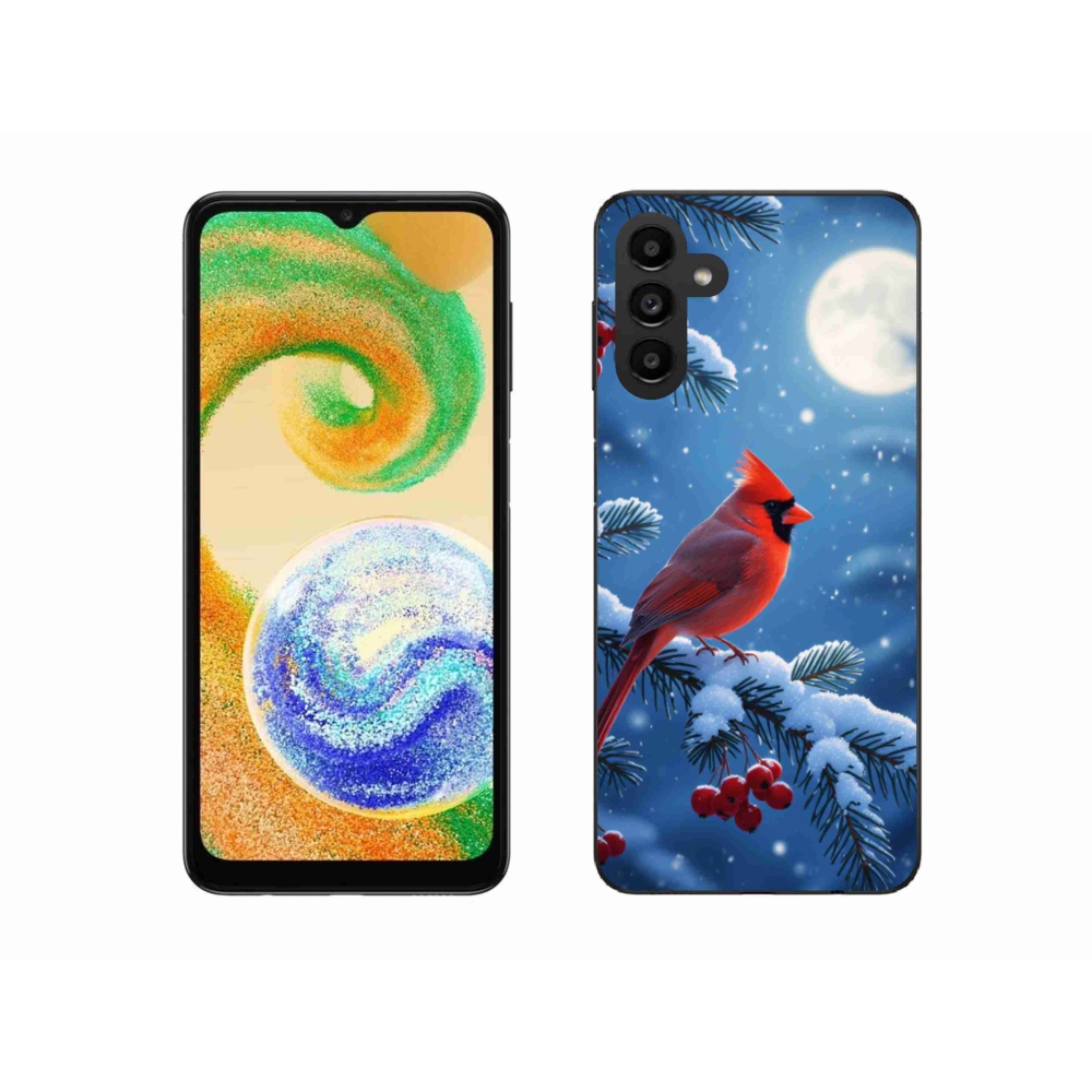 Zselés tok mmCase Samsung Galaxy A04s (164,7x76,7x9,1 mm) - bíborvörös színben