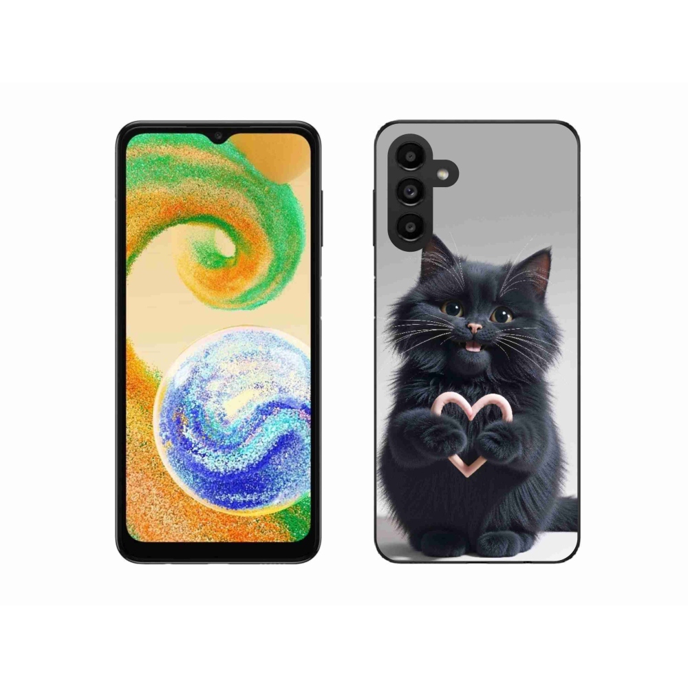 Zselés borítás mmCase Samsung Galaxy A04s (164,7x76,7x9,1 mm) - cat love 3