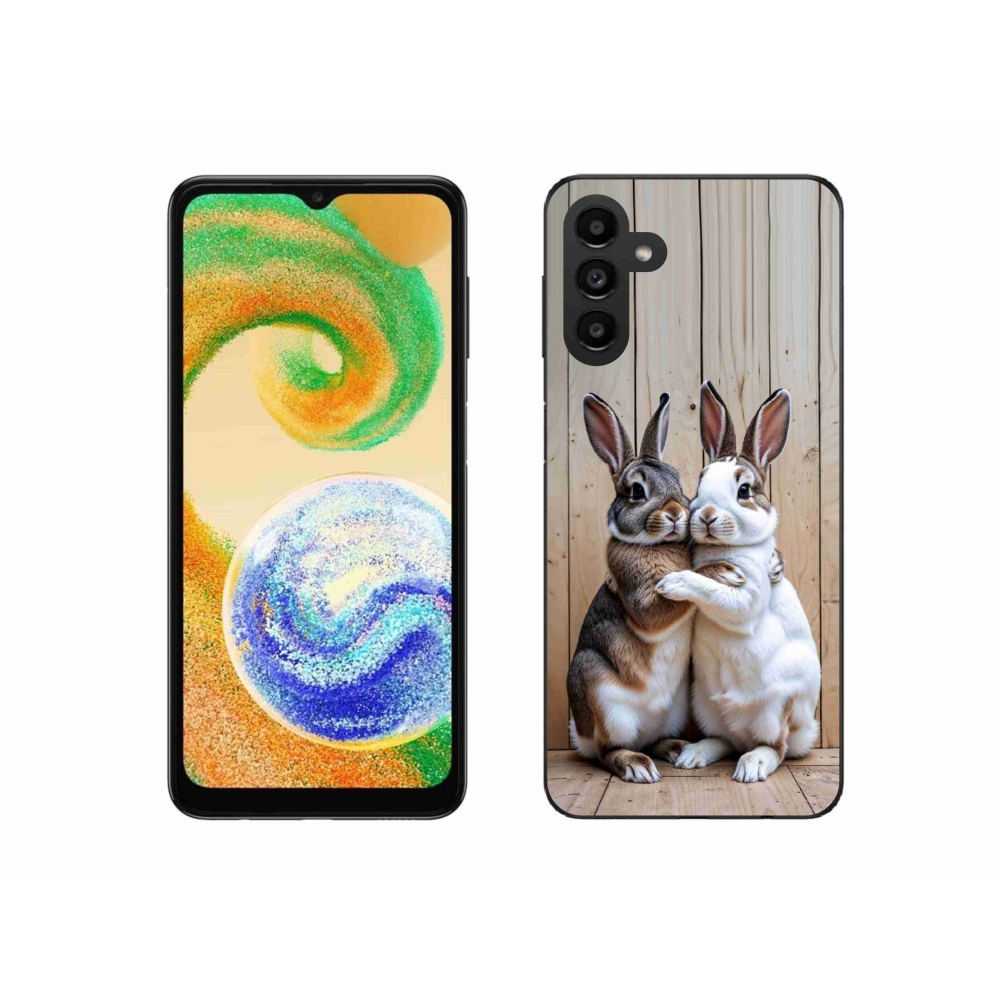 Zselés borítás mmCase Samsung Galaxy A04s (164,7x76,7x9,1 mm) - nyúlpár