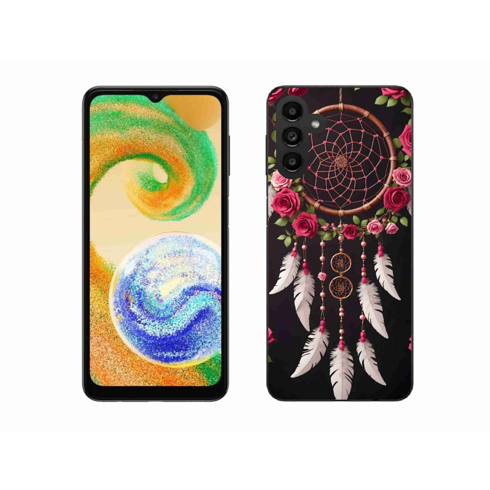 Zselés borítás mmCase Samsung Galaxy A04s (164,7x76,7x9,1 mm) - álomfogó rózsákkal