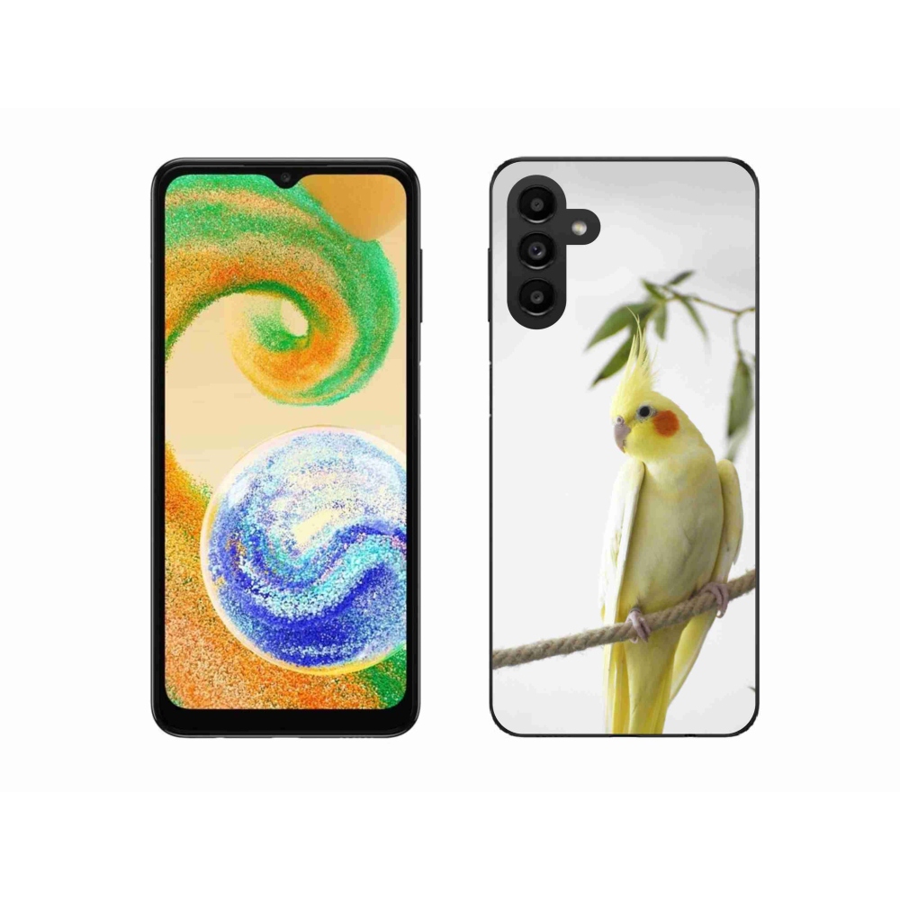 Zselés tok mmCase Samsung Galaxy A04s (164,7x76,7x9,1 mm) - papagáj korallszín