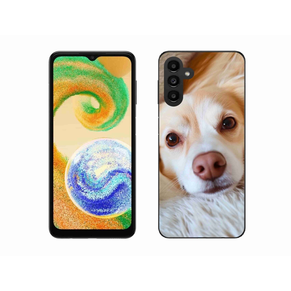 Zselés borítás mmCase Samsung Galaxy A04s (164,7x76,7x9,1 mm) - Aranyos csivava