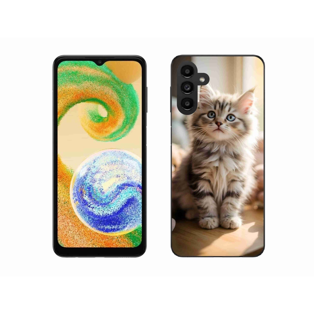 Zselés borító mmCase Samsung Galaxy A04s (164,7x76,7x9,1 mm) - cuki cica 10