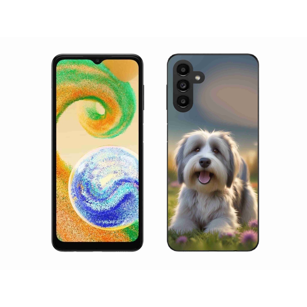 Zselés borítás mmCase Samsung Galaxy A04s (164,7x76,7x9,1 mm) - aranyos Havanna kutya