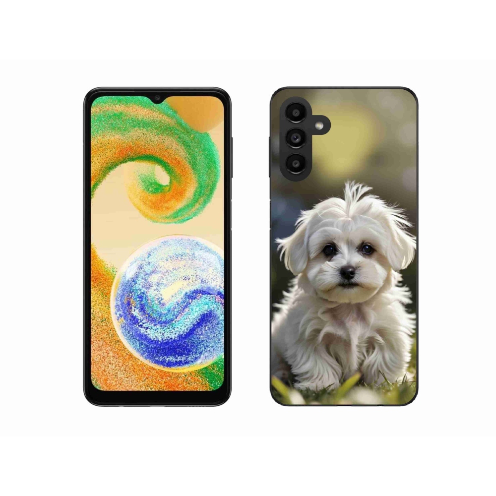 Zselés borítás mmCase Samsung Galaxy A04s (164,7x76,7x9,1 mm) - aranyos máltai kutya