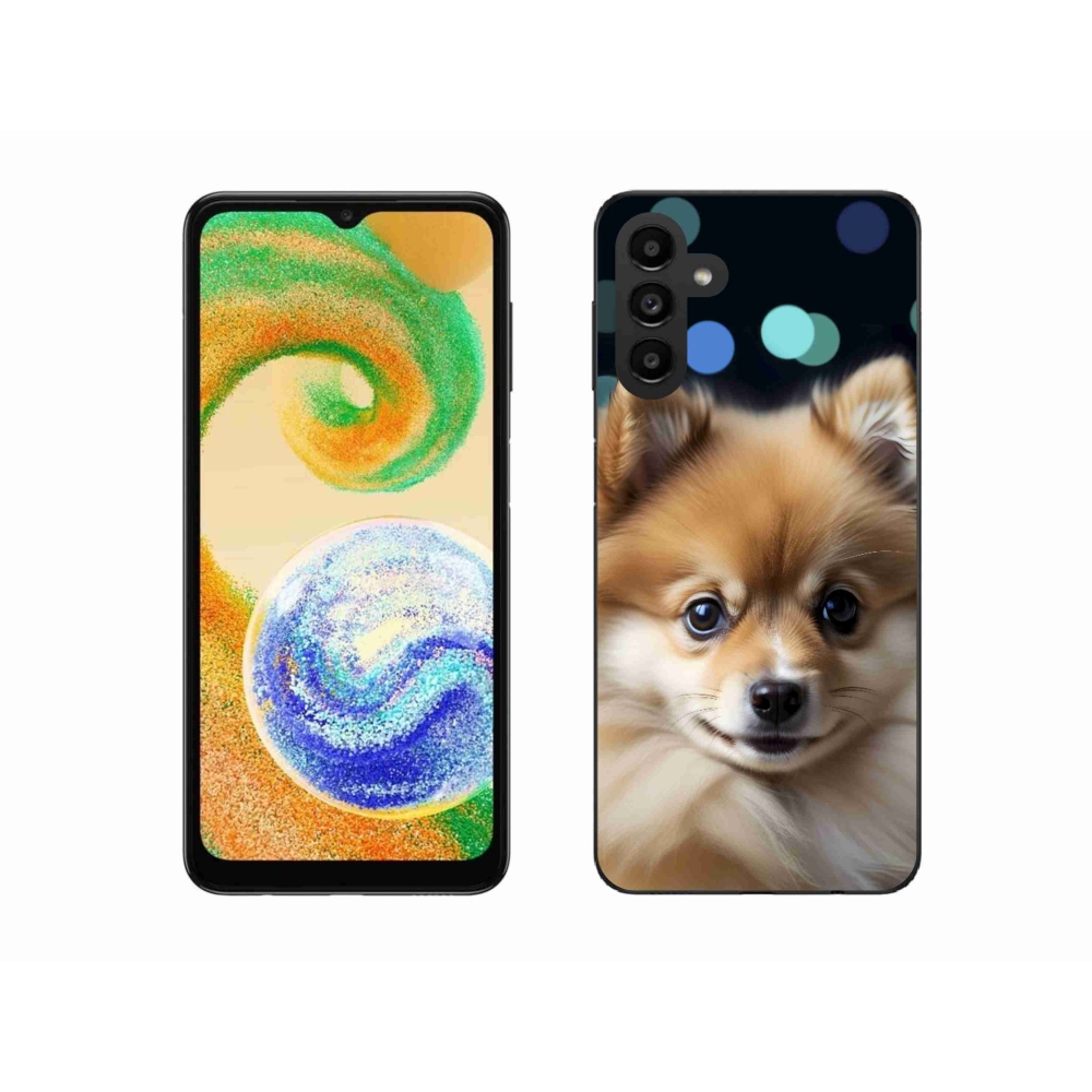 Zselés borítás mmCase Samsung Galaxy A04s (164,7x76,7x9,1 mm) - aranyos pomerániai állatka