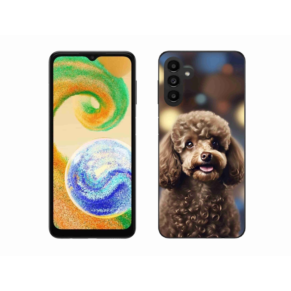 Zselés borítás mmCase Samsung Galaxy A04s (164,7x76,7x9,1 mm) - aranyos uszkár