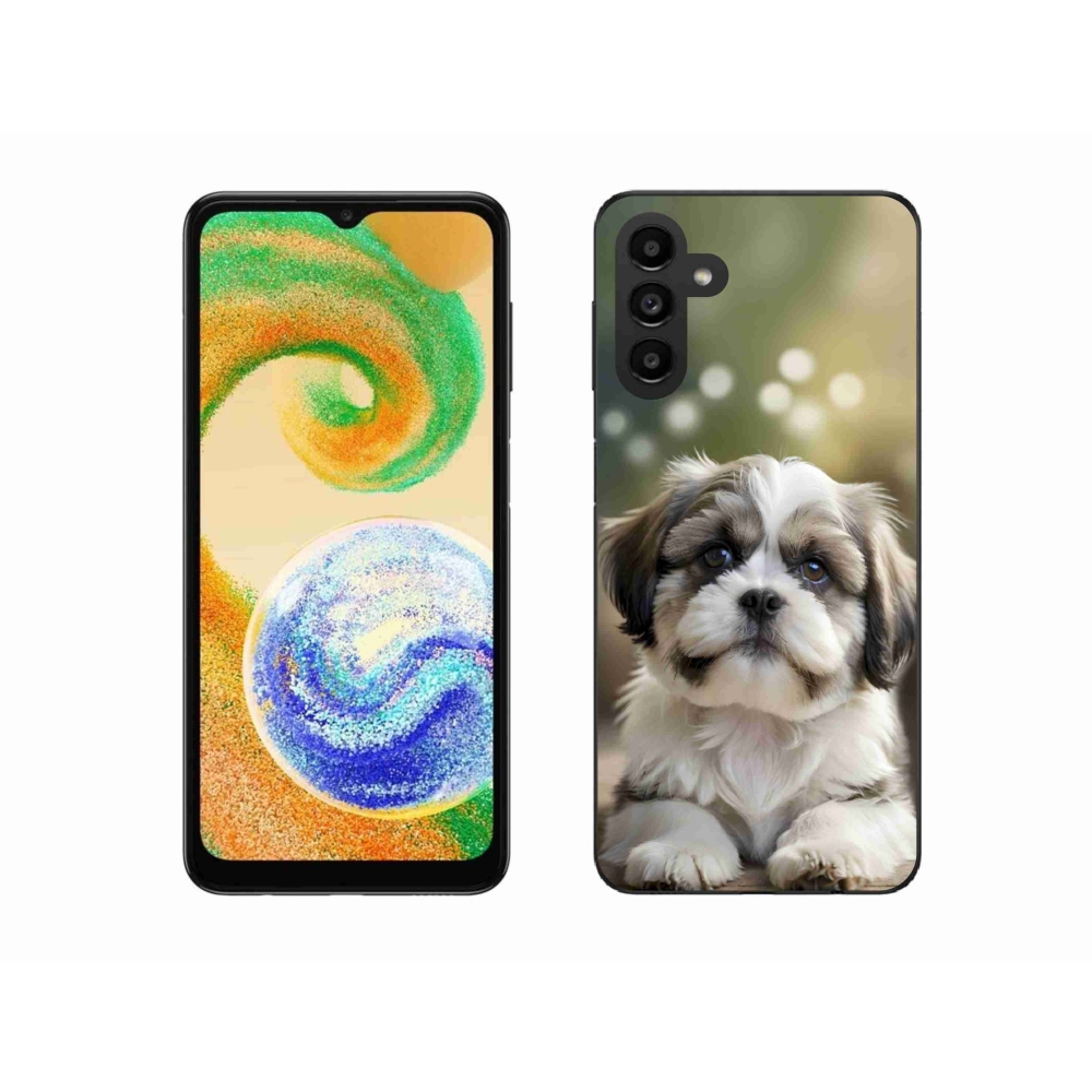 Gél borítás mmCase Samsung Galaxy A04s (164,7x76,7x9,1 mm) - aranyos shih-tzu