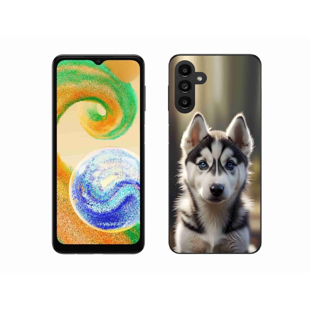 Zselés borítás mmCase Samsung Galaxy A04s (164,7x76,7x9,1 mm) - aranyos szibériai husky