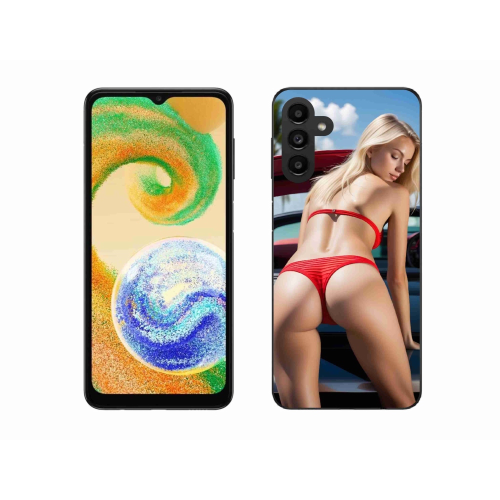 Zselés borítás mmCase Samsung Galaxy A04s (164,7x76,7x9,1 mm) - szexi nő 2