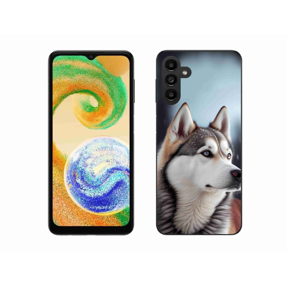 Zselés borítás mmCase Samsung Galaxy A04s (164,7x76,7x9,1 mm) - Szibériai husky