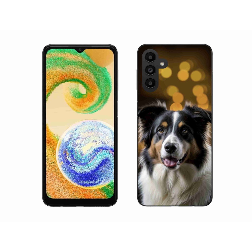 Zselés borítás mmCase Samsung Galaxy A04s (164,7x76,7x9,1 mm) - mosolygós ausztrál juhászkutya