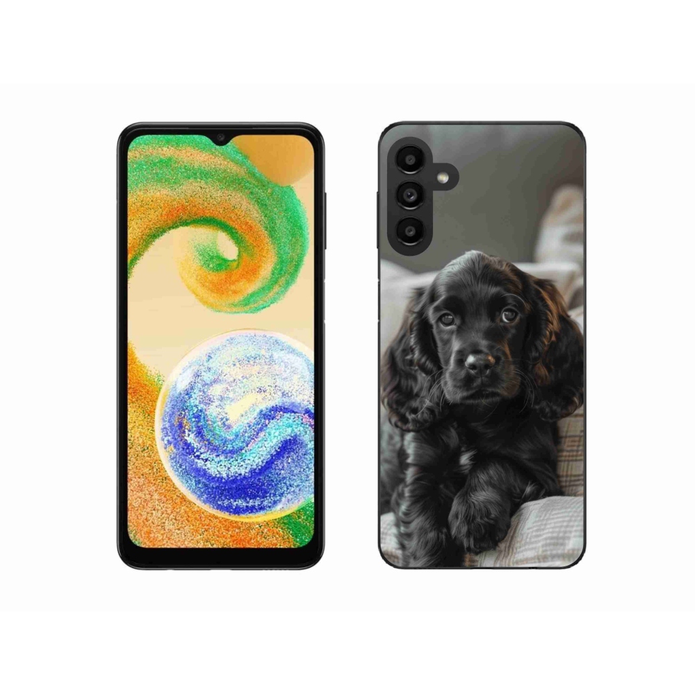 Gél borítás mmCase Samsung Galaxy A04s készülékhez - angol cocker spániel