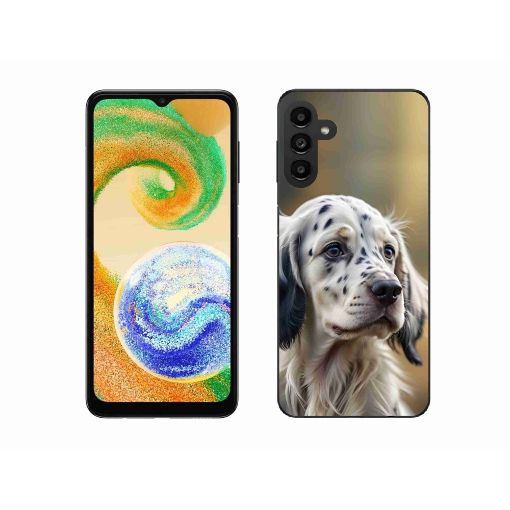 Zselés borítás mmCase Samsung Galaxy A04s készülékhez - English Setter