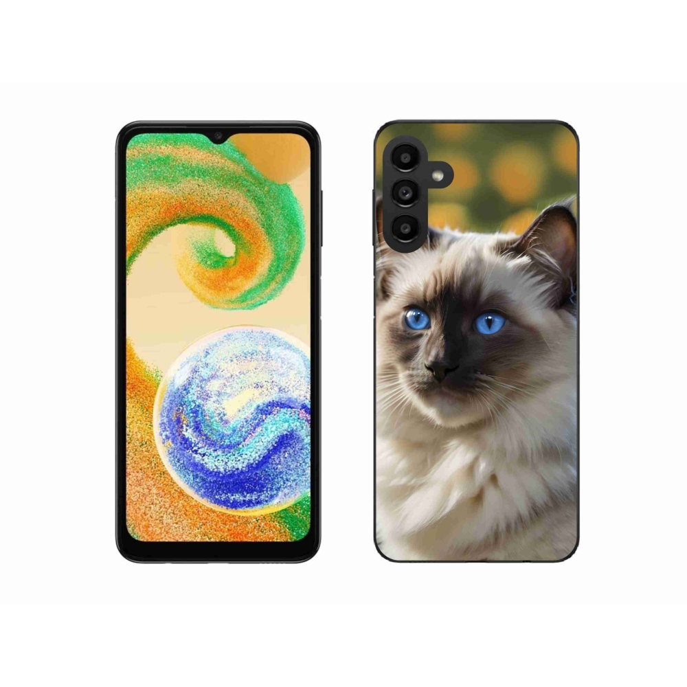 Gél védőhuzat mmCase Samsung Galaxy A04s készülékhez - fehér rongybaba