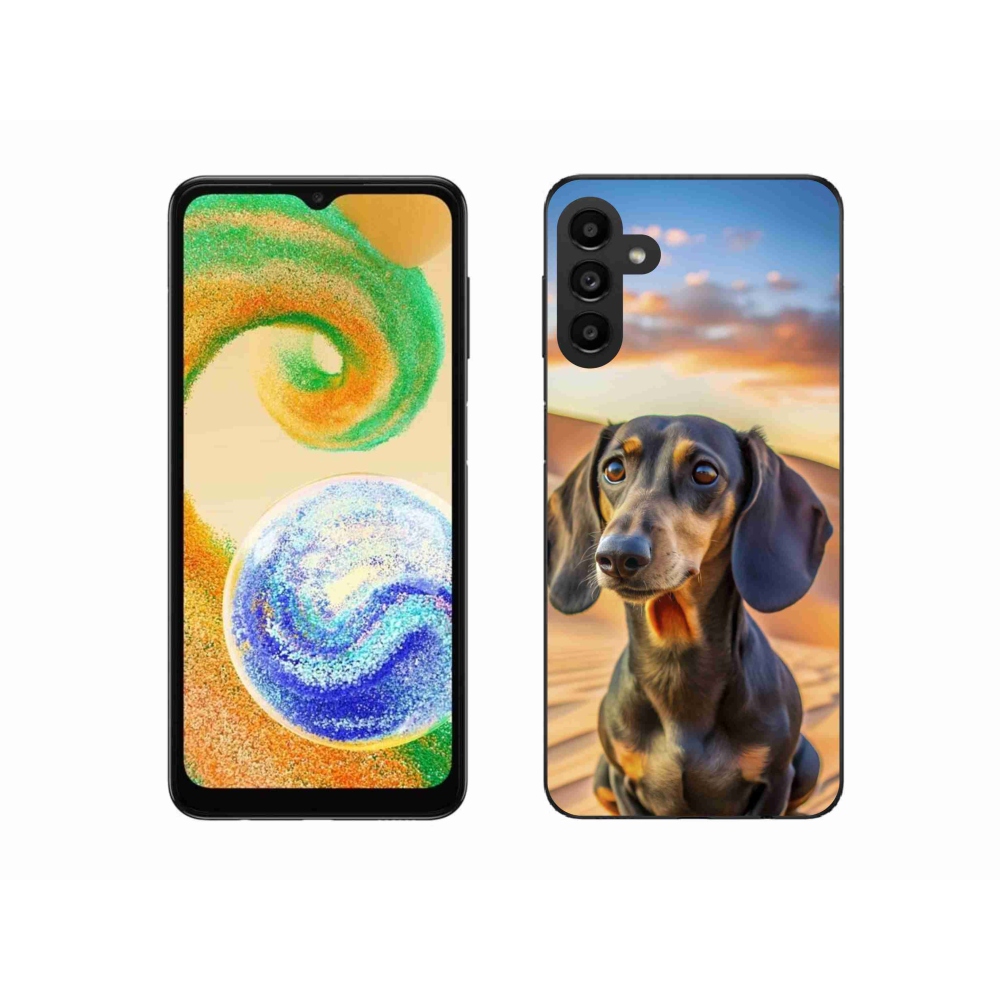 Zselés borítás mmCase Samsung Galaxy A04s készülékhez - tacskó 3
