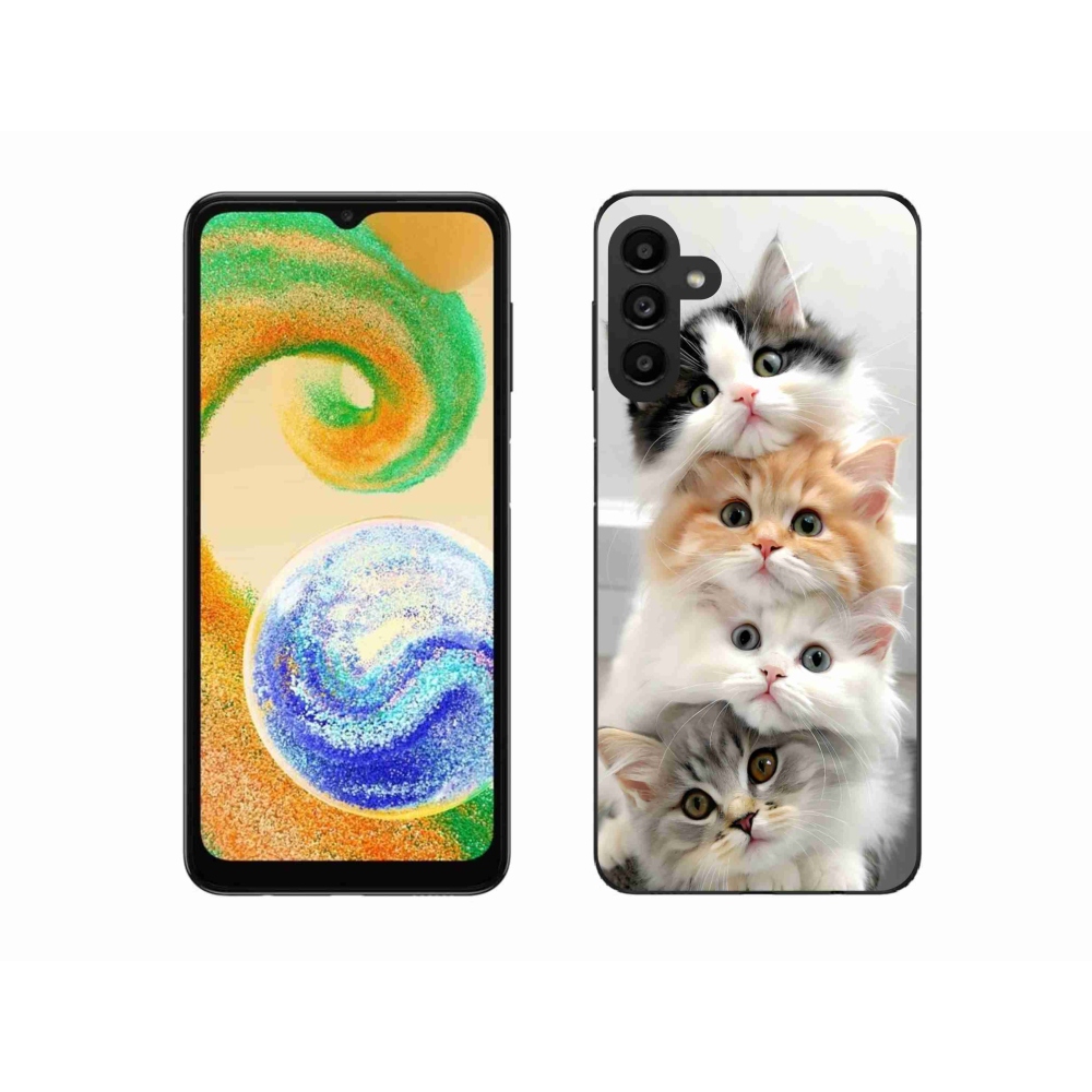 Zselés borítás mmCase Samsung Galaxy A04s készülékhez - cat group