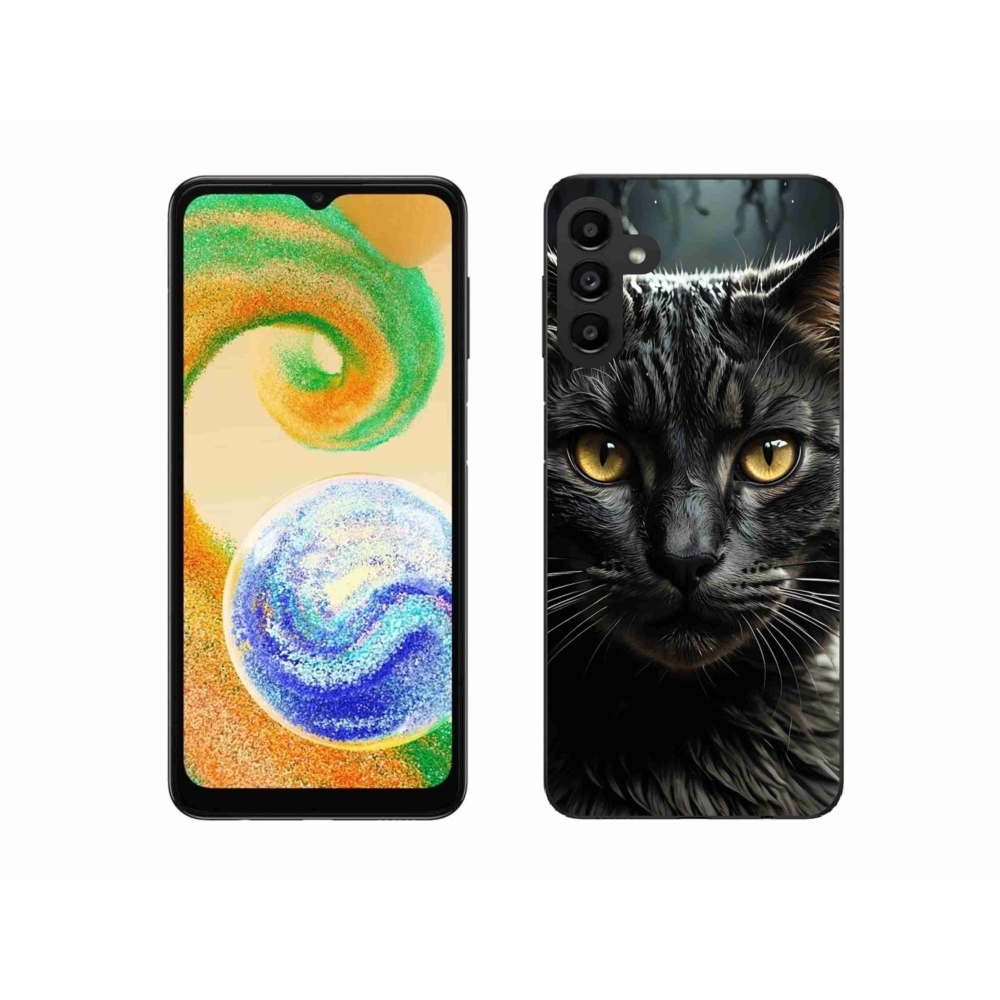 Zselés borítás mmCase Samsung Galaxy A04s készülékhez - macskaszem 3