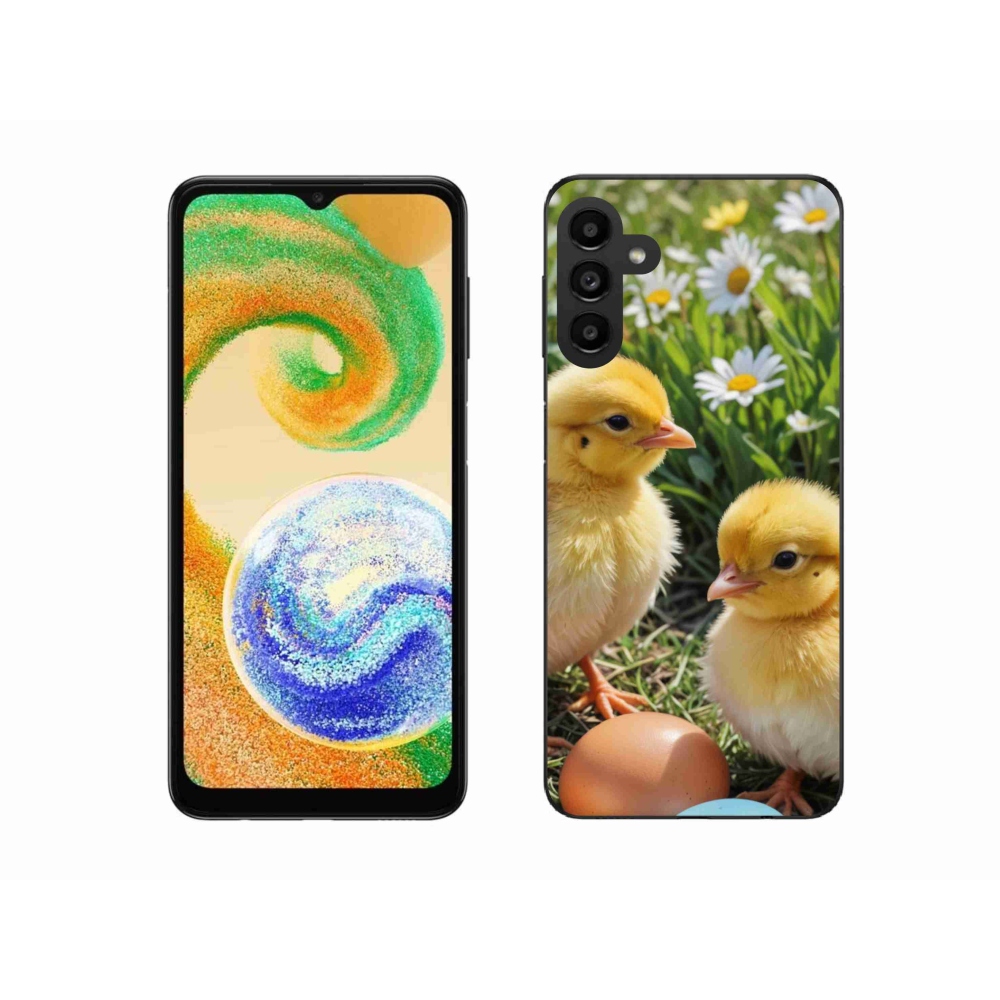 Zselés borítás mmCase Samsung Galaxy A04s - csirkékhez