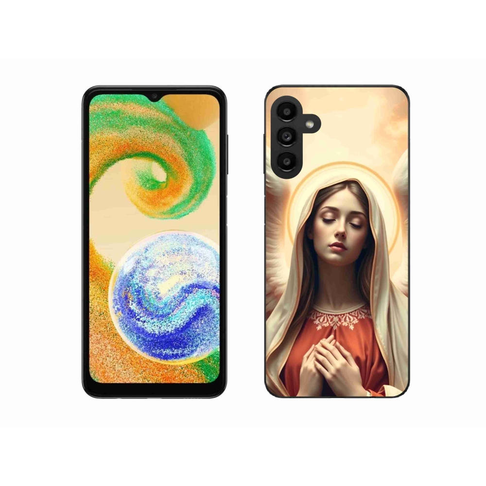 Zselés borítás mmCase Samsung Galaxy A04s készülékhez - vallási motívumok