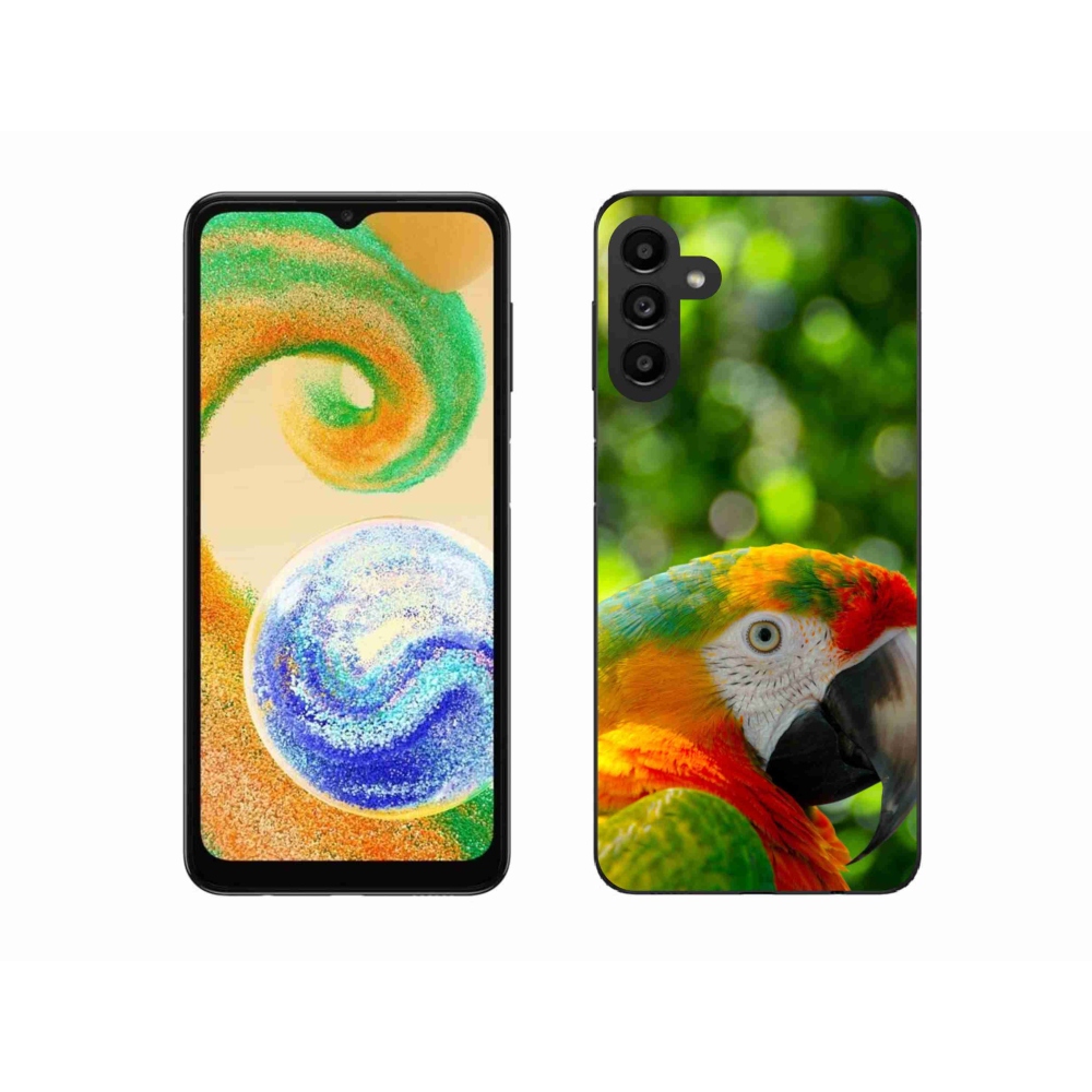 Gél borítás mmCase Samsung Galaxy A04s készülékhez - papagáj ara 3