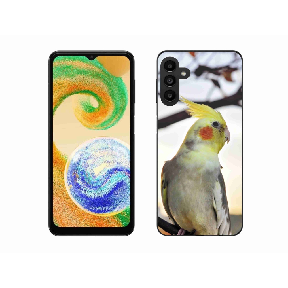 Gél borítás mmCase Samsung Galaxy A04s készülékhez - papagáj korela