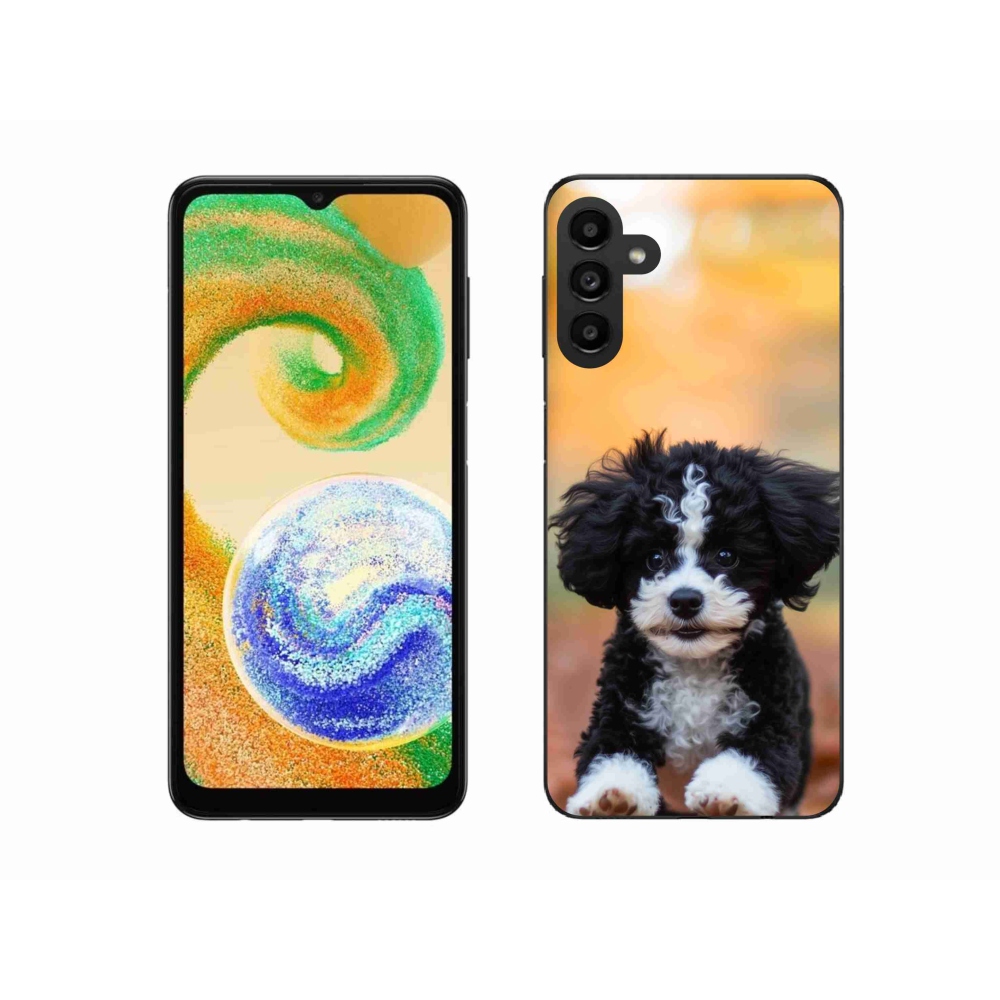 Gél borítás mmCase Samsung Galaxy A04s készülékhez - aranyos kiskutya 2