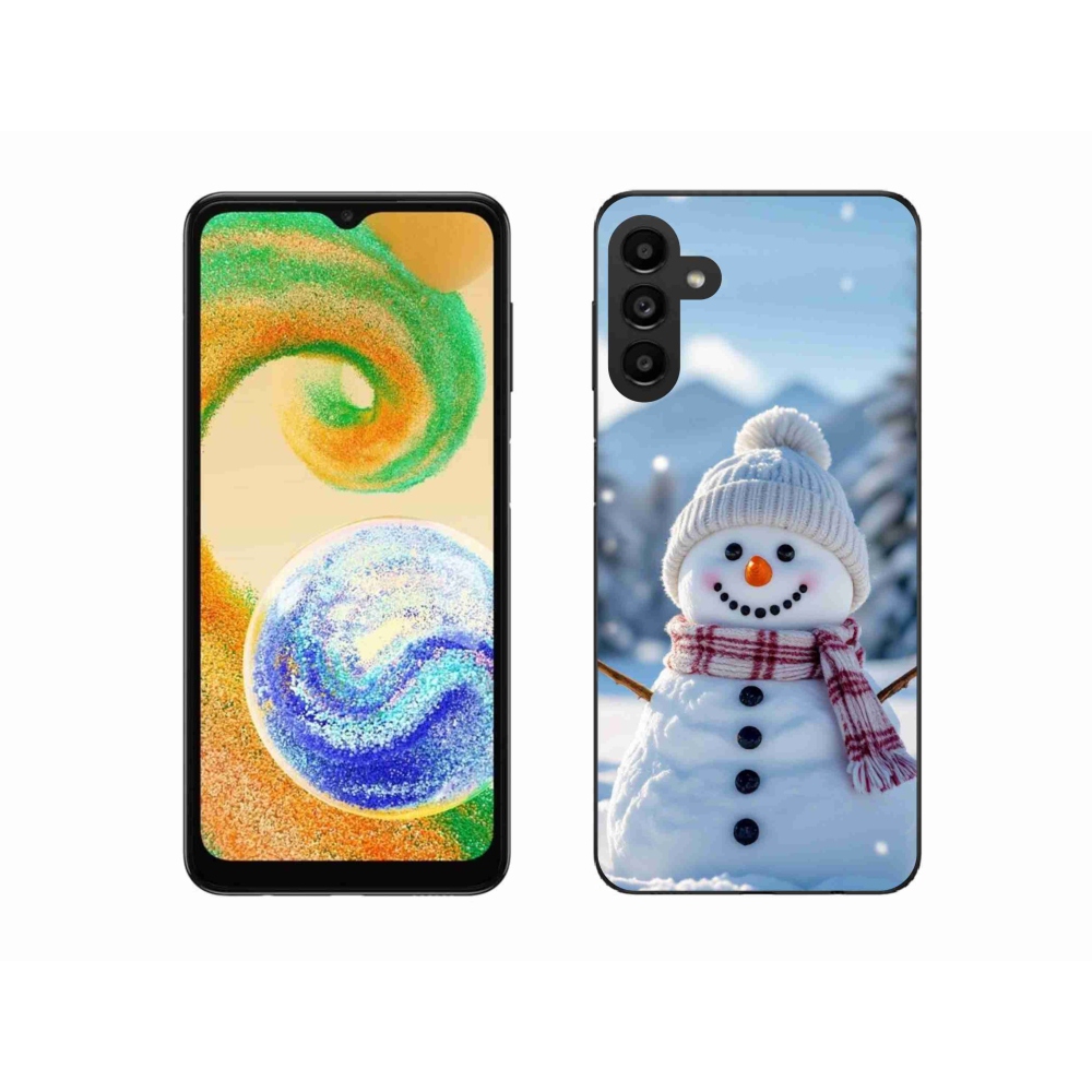 Gél borítás mmCase Samsung Galaxy A04s készülékhez - hóember 3