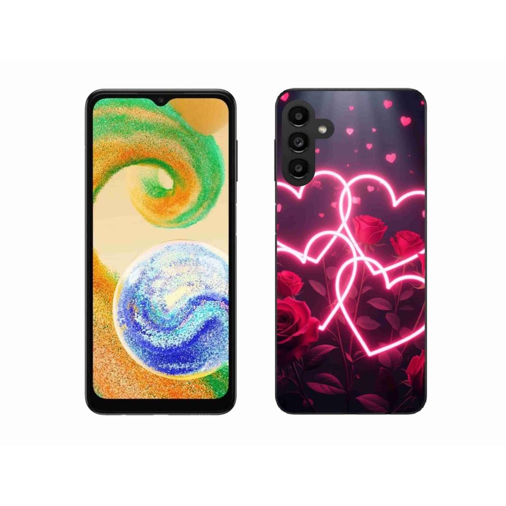 Gél borítás mmCase Samsung Galaxy A04s készülékhez - a szerelem szíve