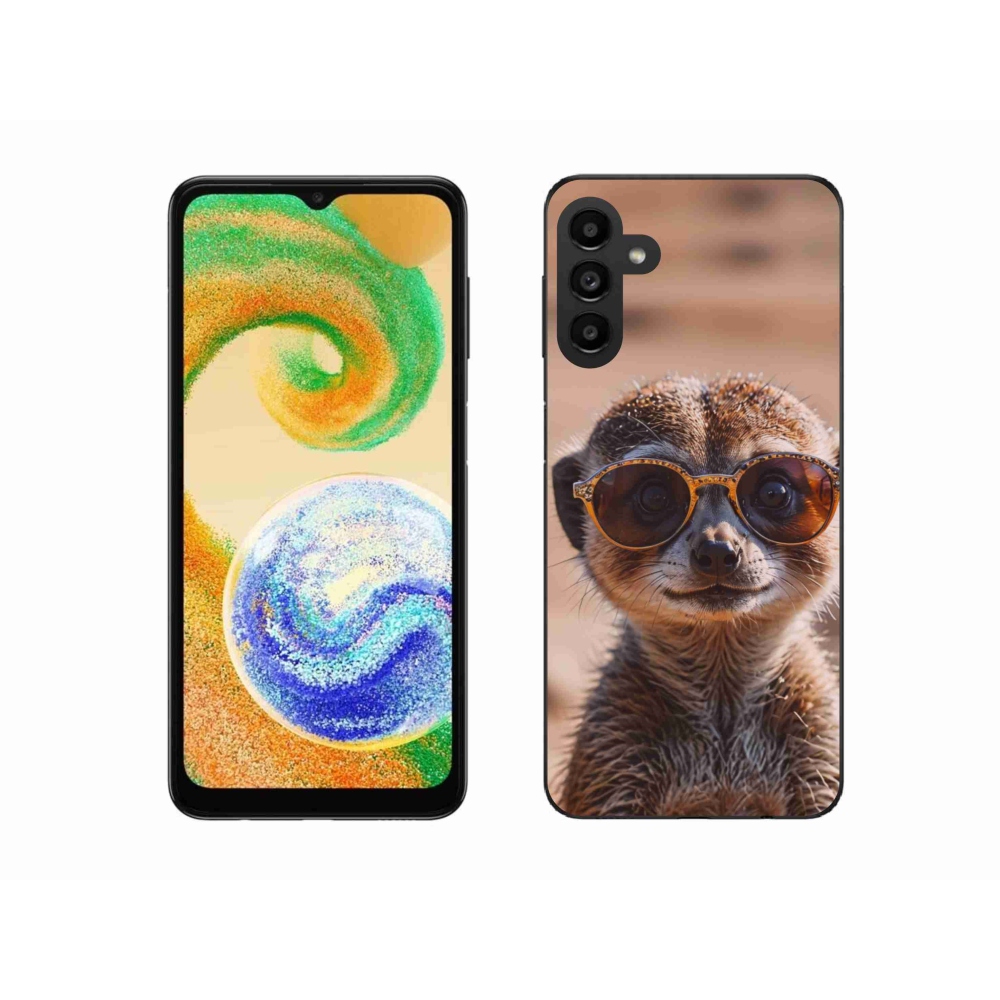 Gél borítás mmCase Samsung Galaxy A04s készülékhez - stílusos surikata