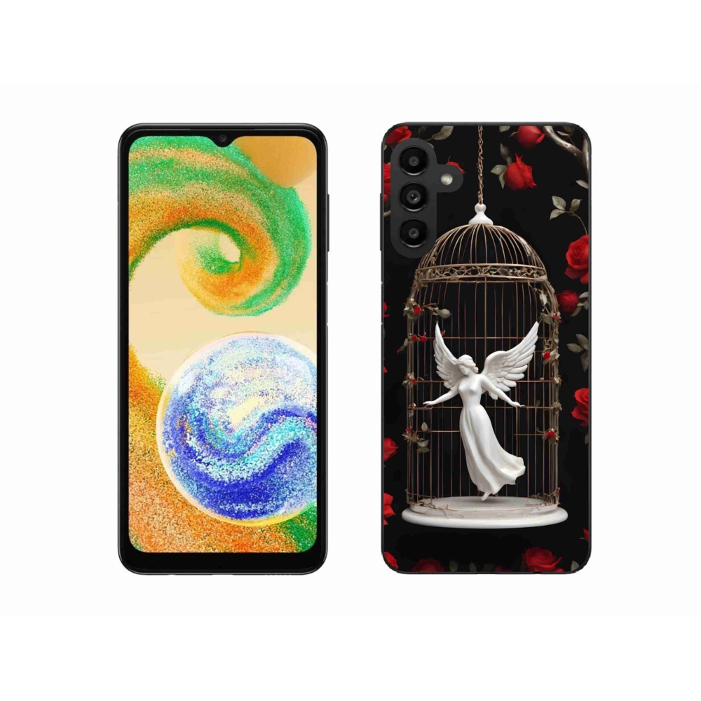 Zselés borítás mmCase Samsung Galaxy A04s - csapdába esett angyal